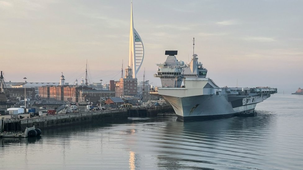 aircraft carrier fails to depart for nato exercises