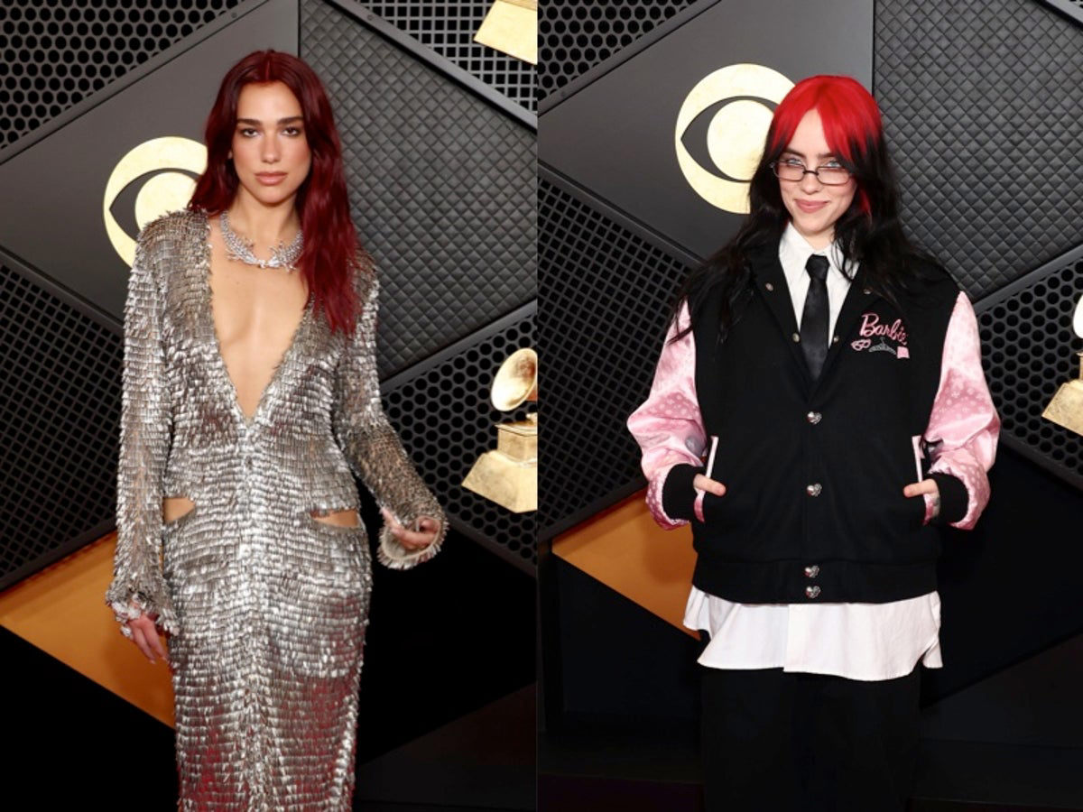 Grammys 2024 red carpet The most dazzling outfits from Dua Lipa to