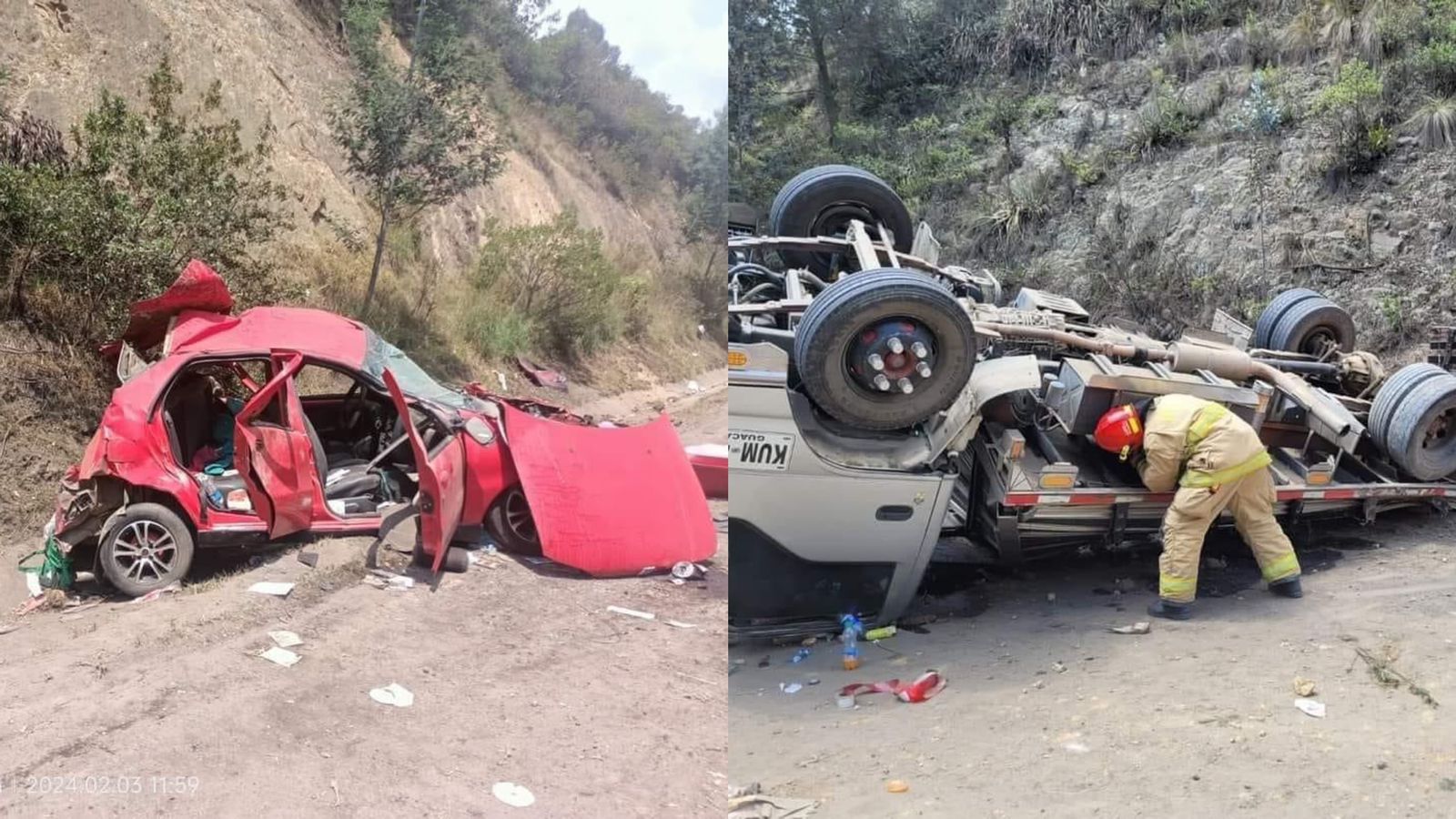 Estas Son Las Dos Víctimas Mortales Que Dejó Trágico Accidente En Vía ...