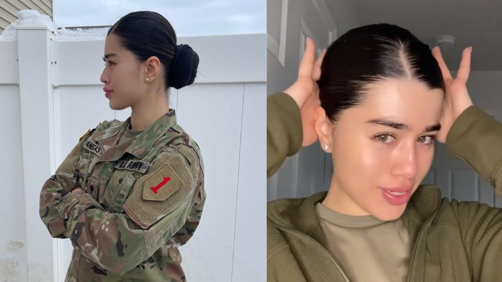 militar colombiana en las filas del ejército de ee.uu tiene enamorados a muchos en internet con su belleza