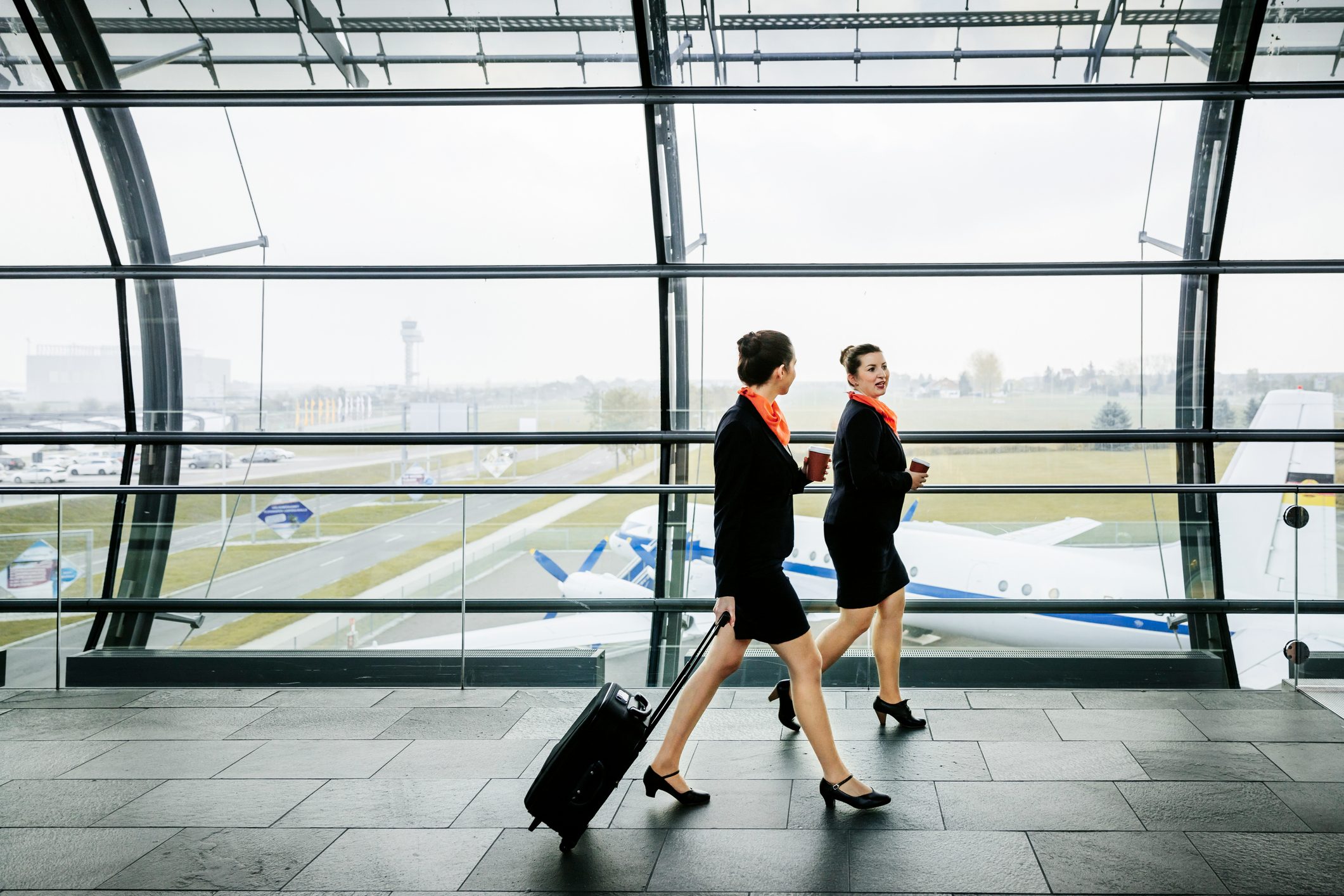 <p>Thanks mostly to Hollywood, flight attendants have gotten a wild reputation, but the truth is, most of them don't hook up in every city. "I'm married, but honestly, I'm too exhausted to go swiping through Tinder anyhow," says Ashley M. "After I land, all I want is sleep." If you're looking to snooze during your flight, find out <a href="https://www.rd.com/list/shouldnt-wear-on-airplane/" rel="noopener noreferrer">what to wear on a plane</a> for optimal comfort and convenience.</p>