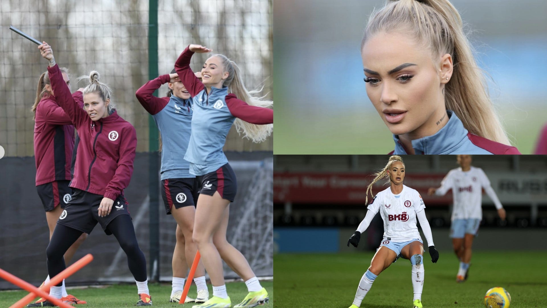 Alisha Lehmann Shows A Glimpse Of Aston Villa Training Ground Antics ...