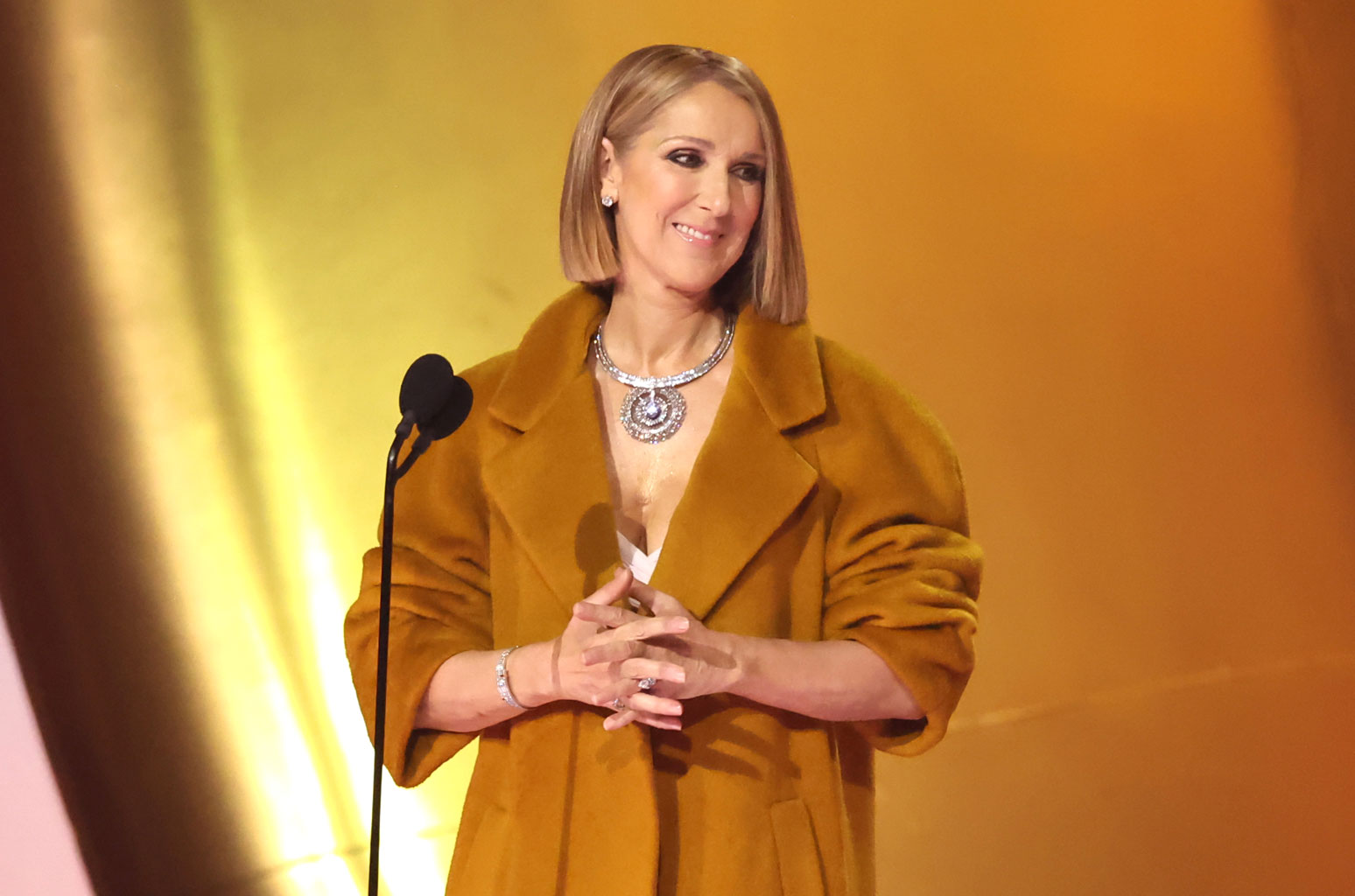 Celine Dion Makes Surprise Appearance At 2024 Grammys Amid Health Troubles   BB1hMBfd.img