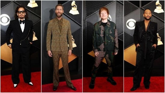 Grammy Awards 2024 From Ed Sheeran to Calvin Harris, bestdressed men