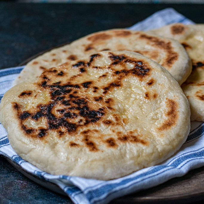 Bazlama - Turkish Fluffy Flatbread