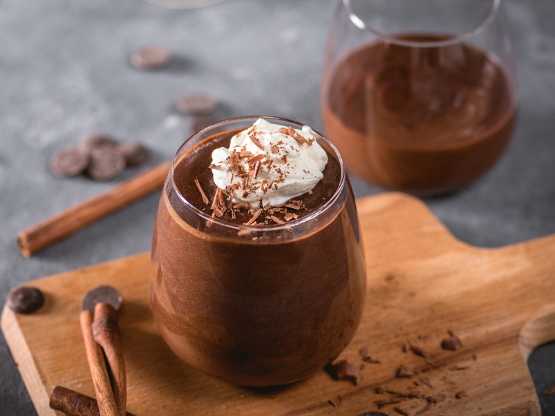 Ohne Ei und Sahne: Diese Mousse au Chocolat besteht aus nur 2 Zutaten