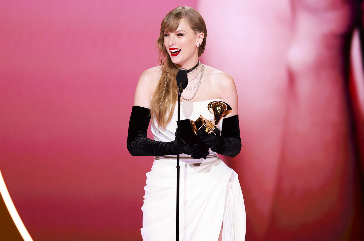 Taylor Swift Wins Historic Fourth Album Of The Year Grammy For ‘Midnights'