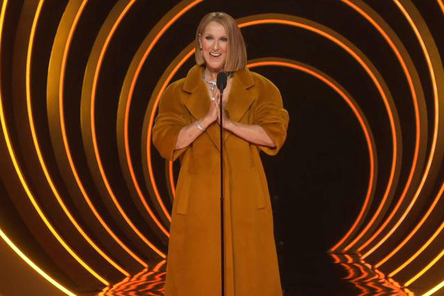 CBS Céline Dion presents at the Grammys 2024