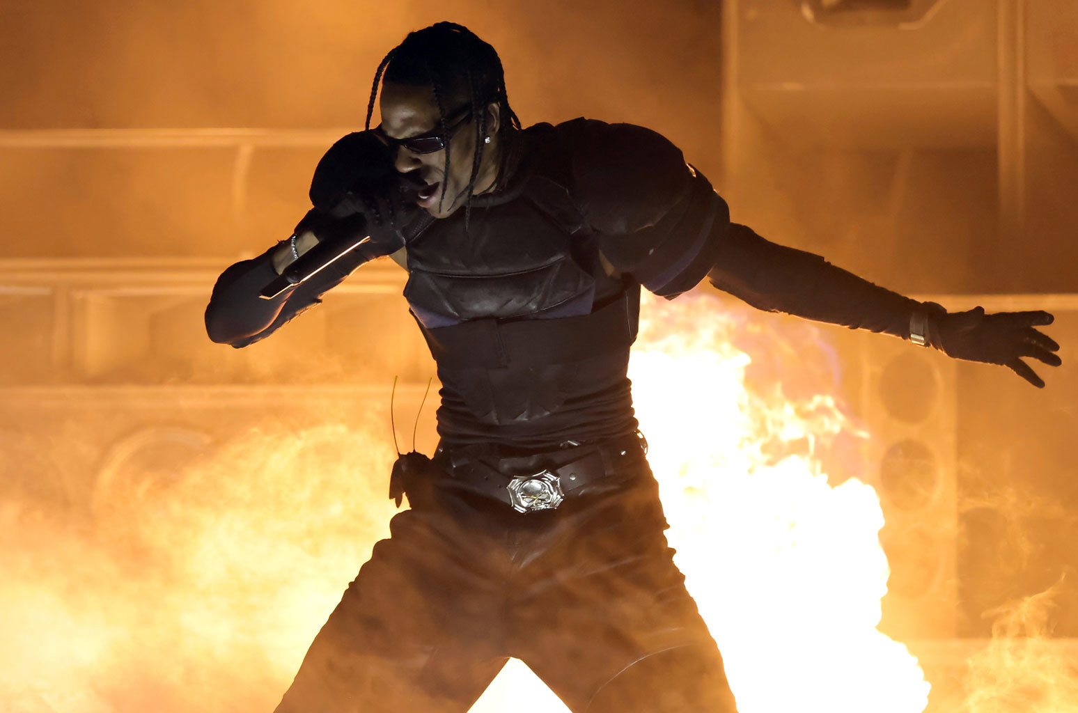 Travis Scott Brings the Rage With Fiery Medley Performance at the 2024