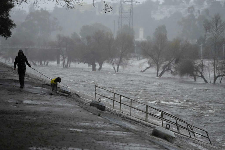 Los Angeles area in bull’seye of dangerous storm, with widespread