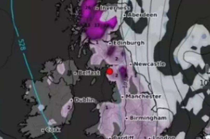 UK Weather Maps Show Exact Date 400-mile Snow Wall Will Hit Stretching ...