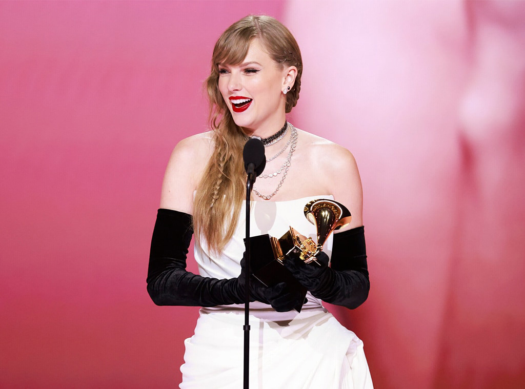 Taylor Swift Makes History at 2024 Grammys With Album of the Year Win