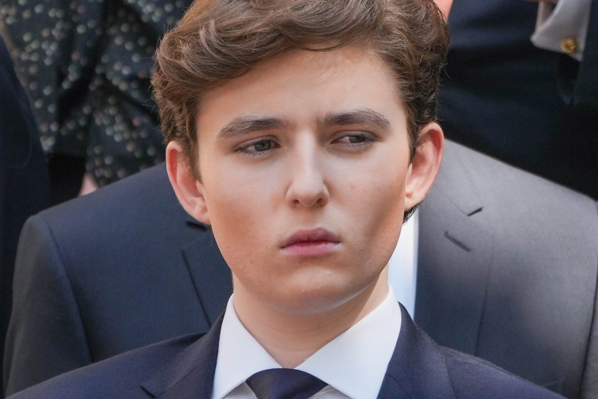 Barron Trump, looking more and more like Donald