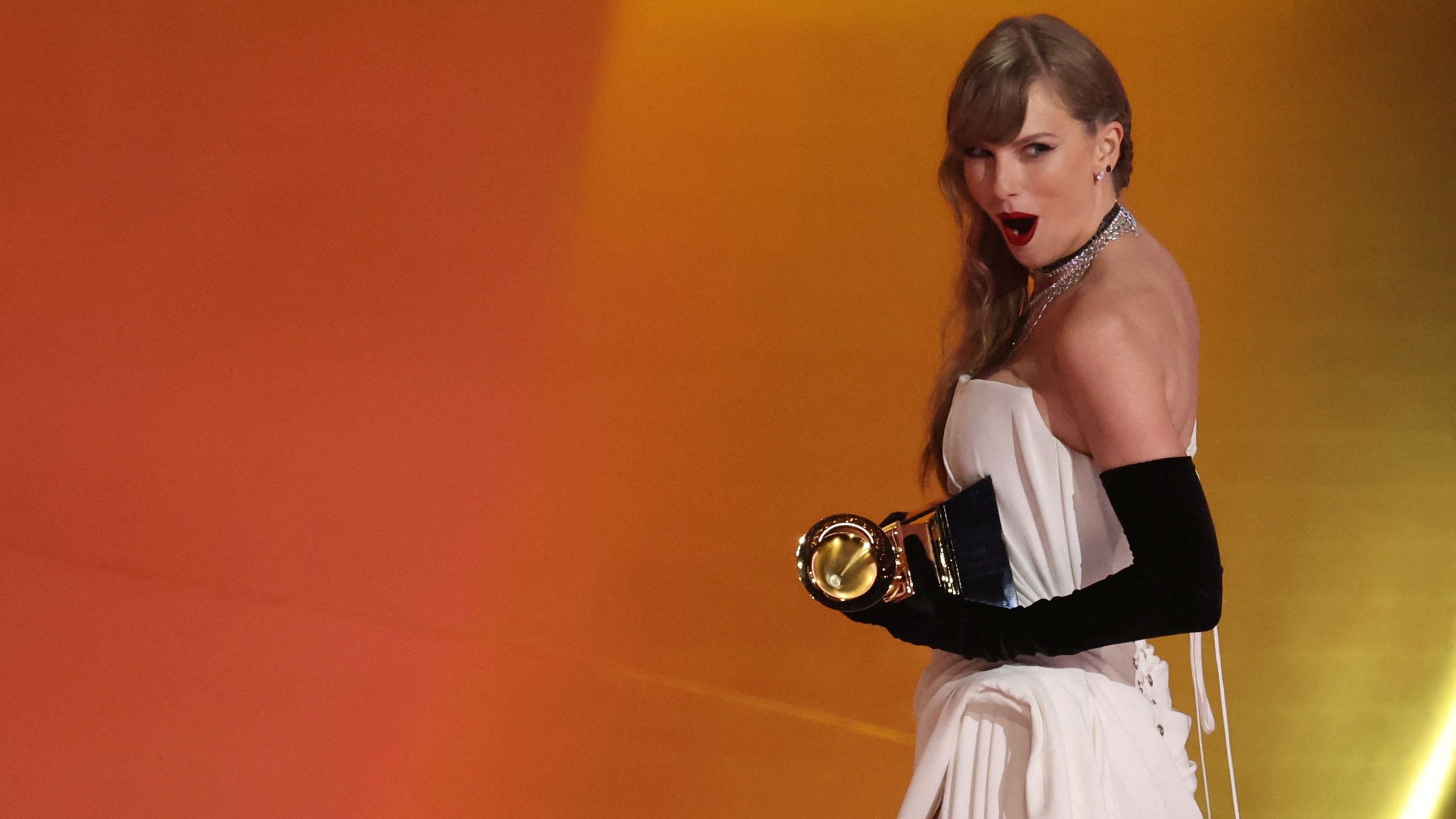 2024 Grammy Awards Taylor Swift Makes History By Winning Her Fourth   BB1hNLwA.img