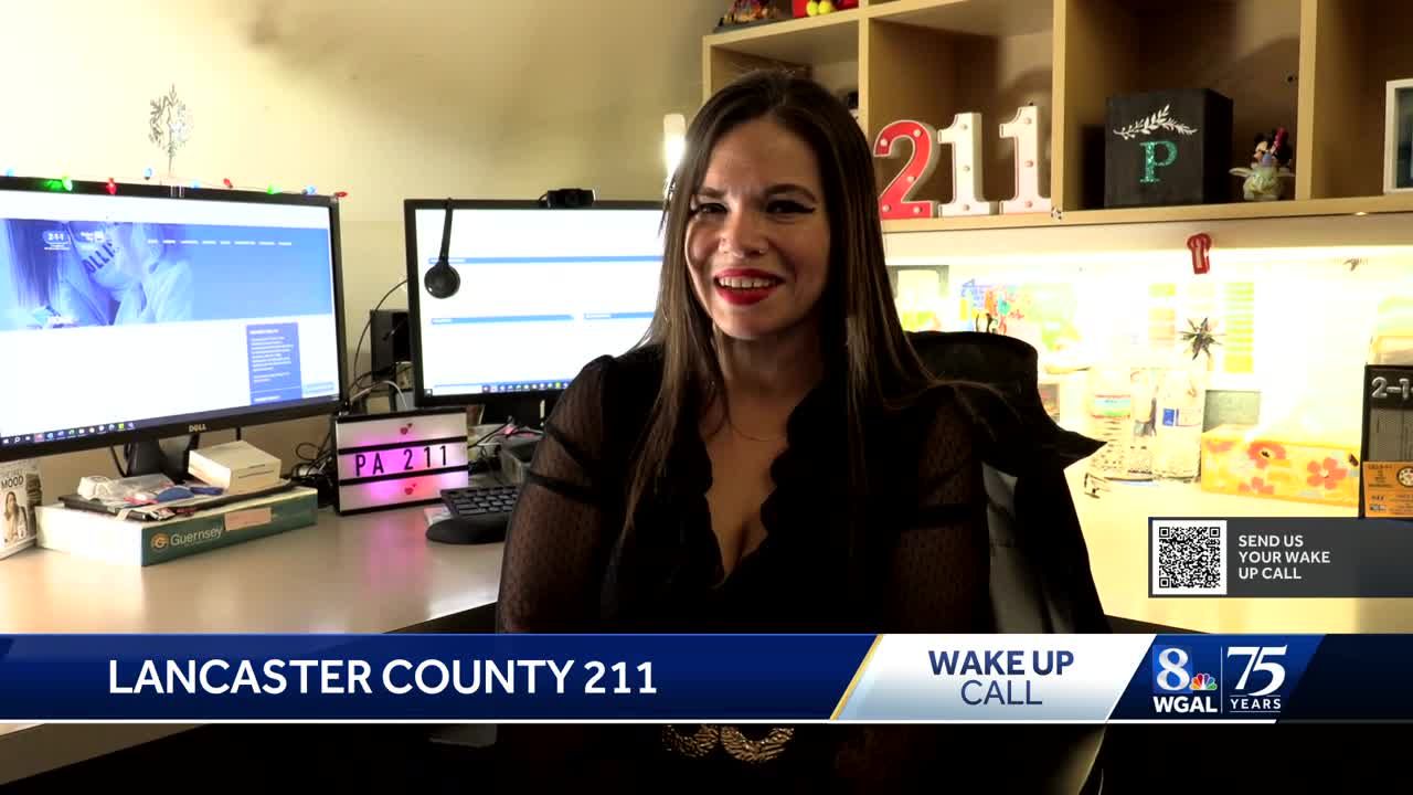 Lancaster County 211 Share A Wake Up Call For WGAL News 8 Today