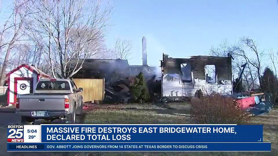 4 people escape fire that destroyed East Bridgewater home
