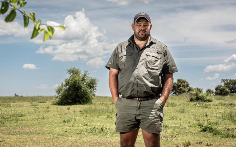 Rhino farm manager Don Jooste - Simon Townsley/The Telegraph