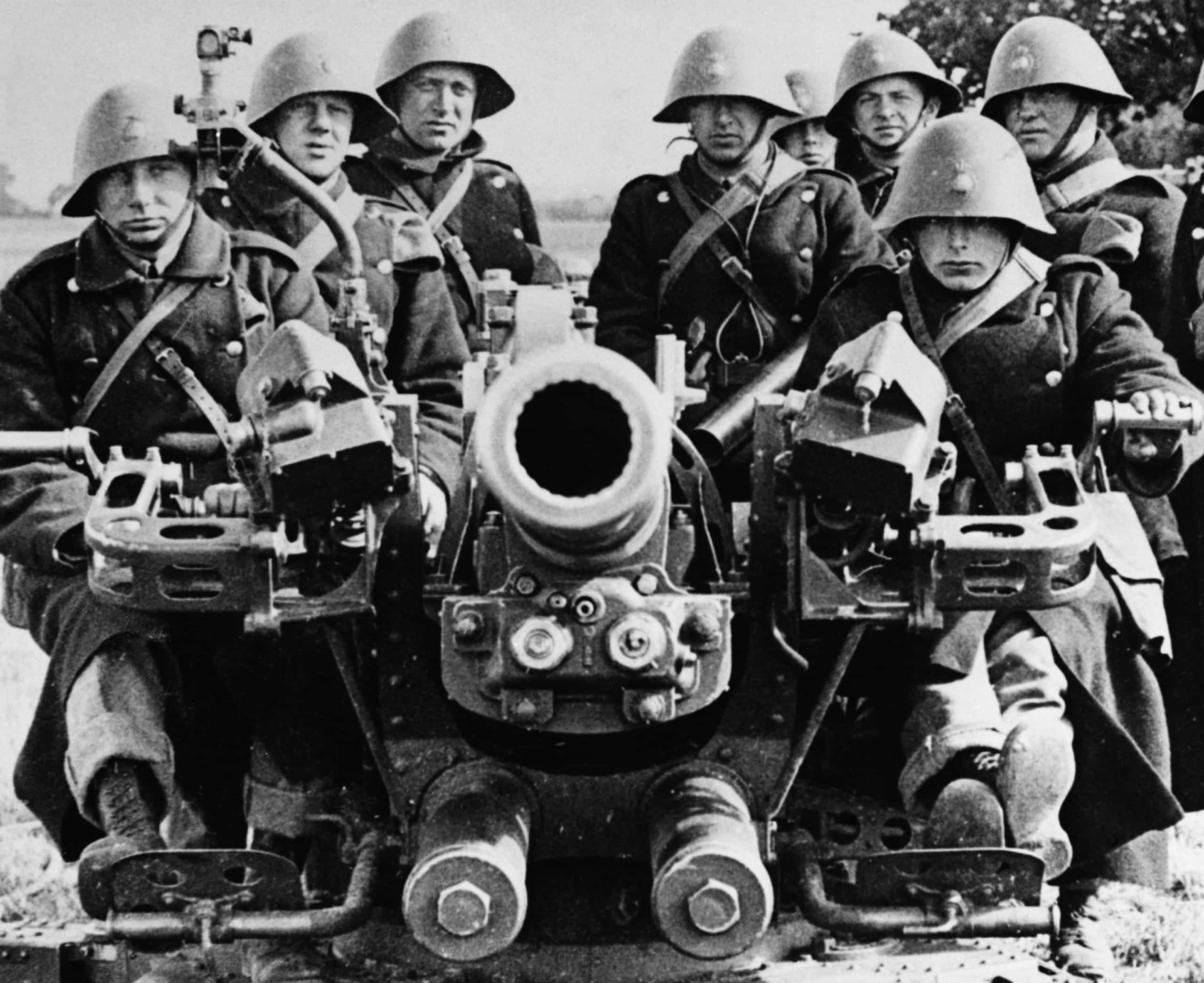 <p>In April 1940, Danish soldiers, lacking numbers and experience, bravely operate an anti-aircraft gun.</p><p><a href="https://www.msn.com/en-my/community/channel/vid-7xx8mnucu55yw63we9va2gwr7uihbxwc68fxqp25x6tg4ftibpra?cvid=94631541bc0f4f89bfd59158d696ad7e">Follow us and access great exclusive content every day</a></p>