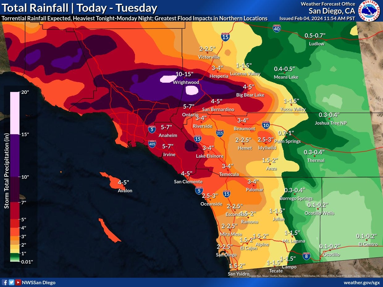 Storm Prompts San Bernardino County Officials To Declare State Of Emergency