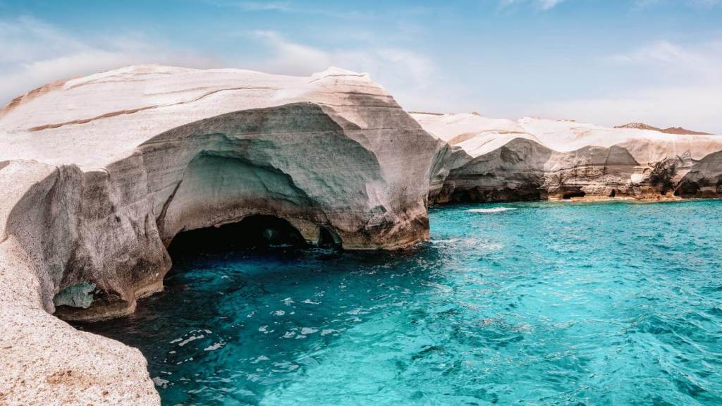 <p>Following in the footsteps of other Greek islands, Milos has finally made it onto the tourist radar. Instagram feeds are now often awash with images of its gorgeous coastline. It still has a relatively untouched feel, so make sure to get to this unspoiled, photogenic Greek island before that changes.</p><p class="has-text-align-center has-medium-font-size">Read also: <a href="https://worldwildschooling.com/natural-wonders-in-europe/">Amazing Natural Wonders in Europe</a></p>
