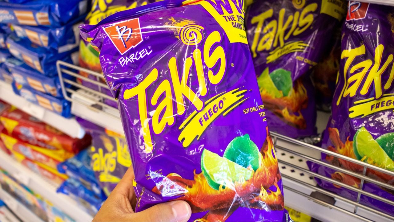 <p>Who can go wrong with a spicy corn chip coated in fiery-lime-tinted red spice? Takis’ taste lingers long after finishing the bag, and the addictive chips keep customers craving more.</p>