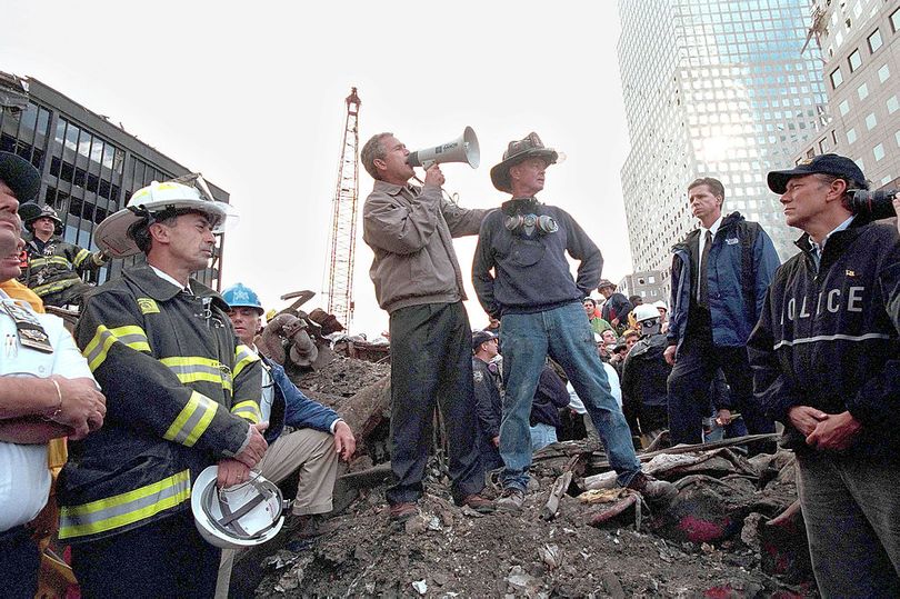 Hero 9 11 Firefighter Famous For Standing With George W Bush At Ground   BB1hOKa1.img