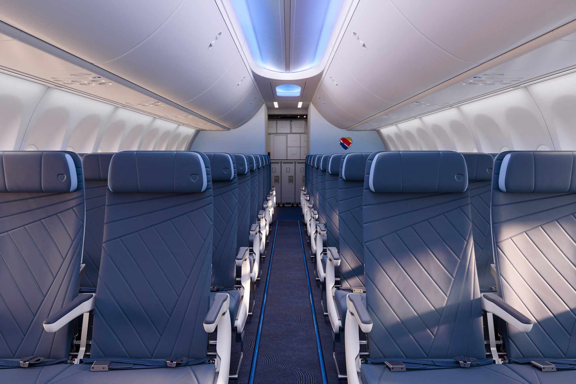 Southwest Reveals New Sleek Look and Seat Features for 2025 Aircraft