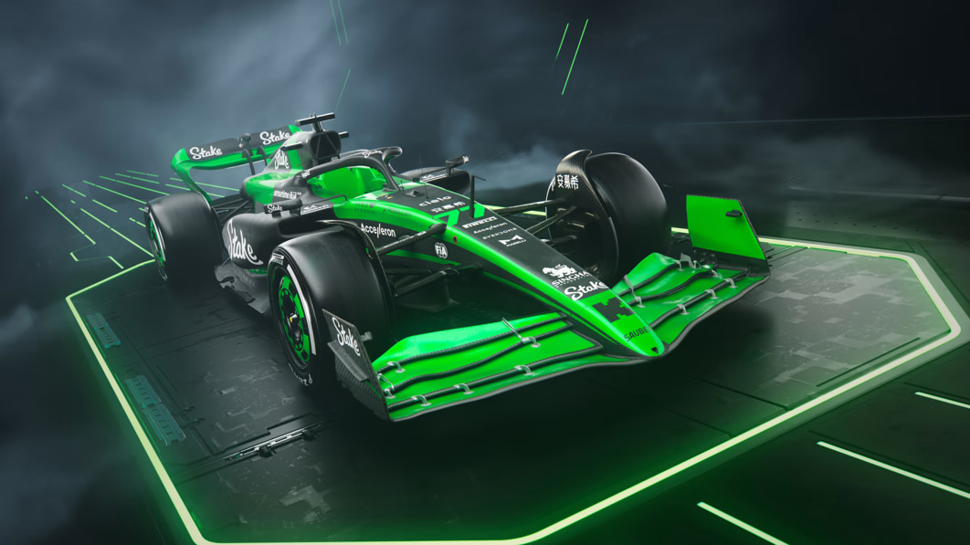 Stake F1 Team Kick Sauber Reveals 2024 Car In Bright Green And Black Livery