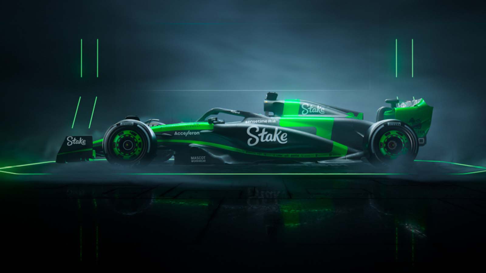 Stake F1 Launch Striking Green Colours As Sauber Get New Look For F1 2024