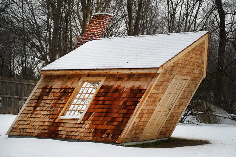 A walk through the sculpture garden at deCordova museum