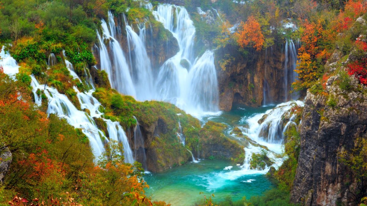 <ul> <li><strong>Location</strong>: <a href="https://www.flannelsorflipflops.com/most-beautiful-national-parks-in-the-world/">Plitvice Lakes National Park</a>, Croatia</li> <li><strong>Description</strong>: A series of 16 terraced lakes, connected by waterfalls, set in deep woodland populated with deer, bears, wolves, boars, and rare bird species.</li> <li><strong>Facts</strong>: The national park is a UNESCO World Heritage site and is famous for its unique geological and hydrological features.</li> </ul>