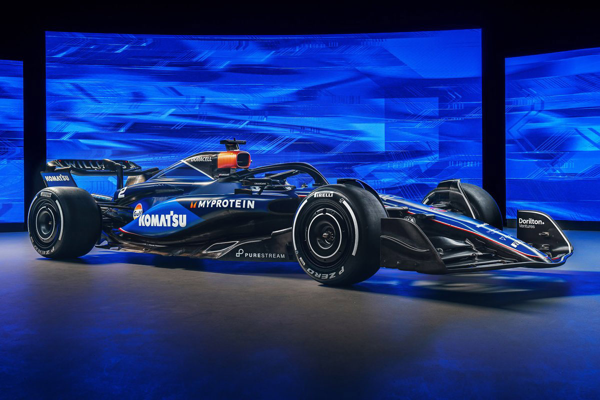 Williams unveils updated livery for 2024 FW46 F1 car