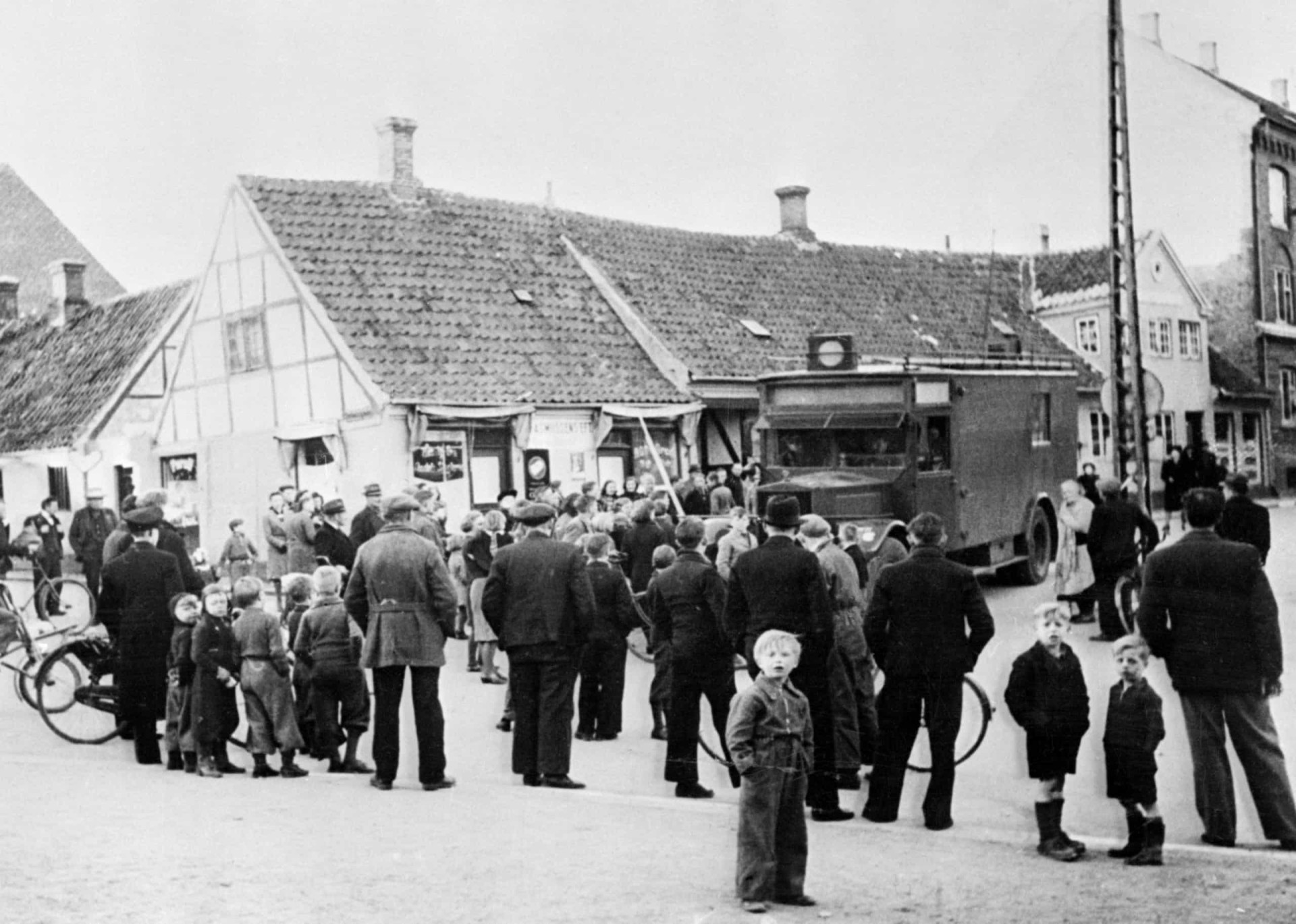 <p>The Danish invasion, the shortest military campaign of Nazi Germany during the war, was finished in under six hours. German forces promptly conveyed their occupation conditions to the civilians, employing loudspeakers fixed on trucks (shown in the picture).</p><p>You may also like:<a href="https://www.starsinsider.com/n/442729?utm_source=msn.com&utm_medium=display&utm_campaign=referral_description&utm_content=656672en-my"> How Jennifer Aniston escaped the 'Friends' curse</a></p>