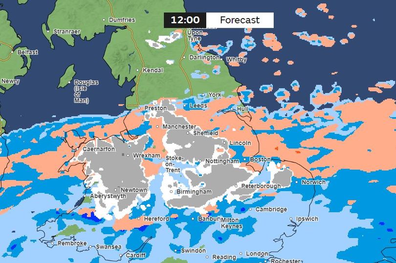 Met Office Weather Map Shows How Much Snow Could Fall In ...