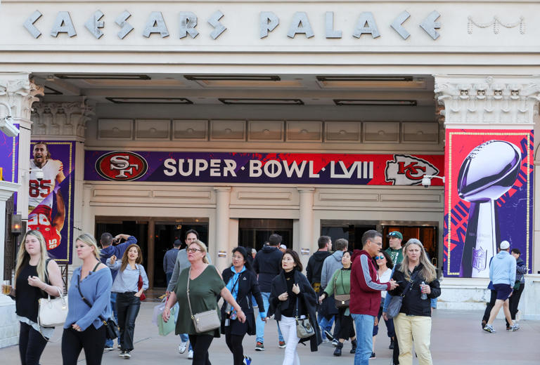 Viva Las Vegas! The amount of money bet on the 2024 Super Bowl in