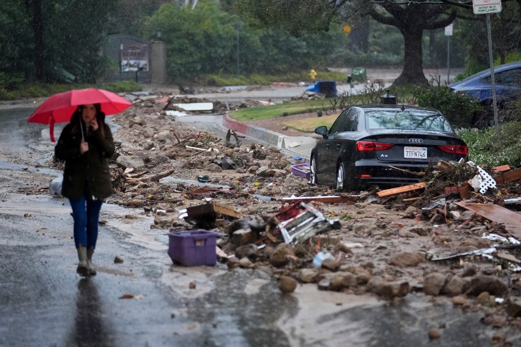 Historic Storm Sends Debris Through LA’s Hollywood Hills And Leaves 1.1 ...