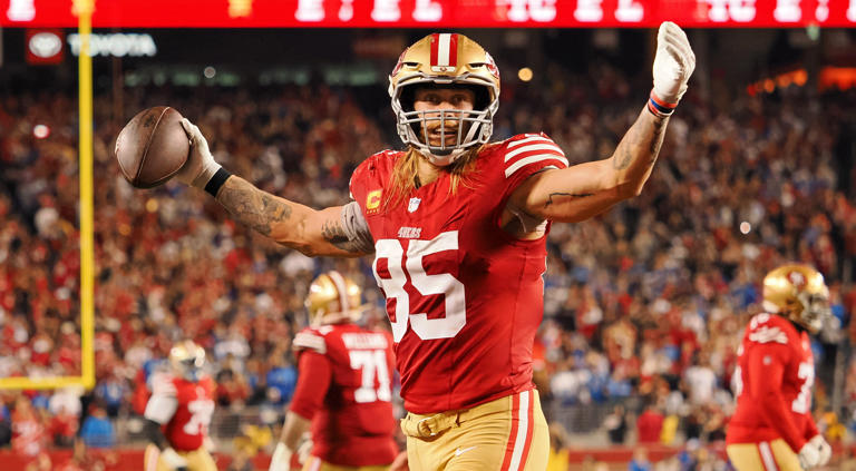 2024 Super Bowl: George Kittle prop bet odds, picks and predictions