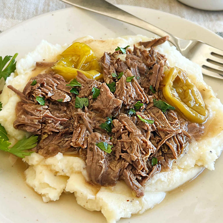 Mississippi Pot Roast (Easy Slow Cooker Recipe)