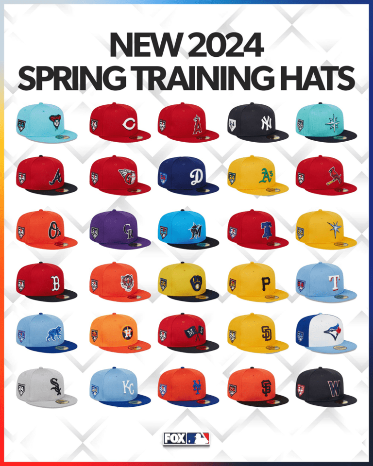 MLB presenta las nuevas gorras para Spring Training