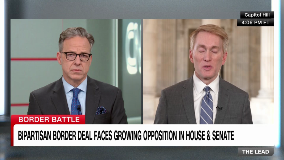 Sen. James Lankford Reacts To Border Bill’s GOP Critics