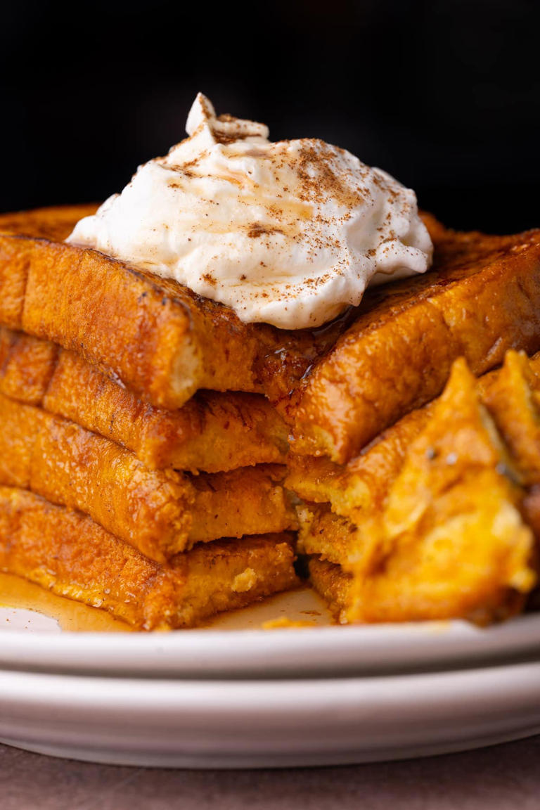 Crispy Pan-Fried Pumpkin French Toast