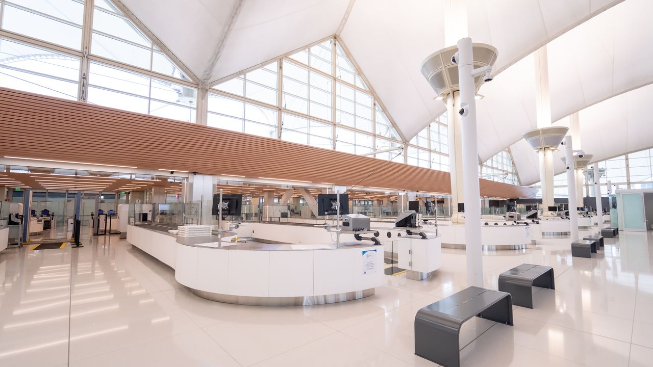 Inside Denver Airport's New "state-of-the-art" Security Checkpoint