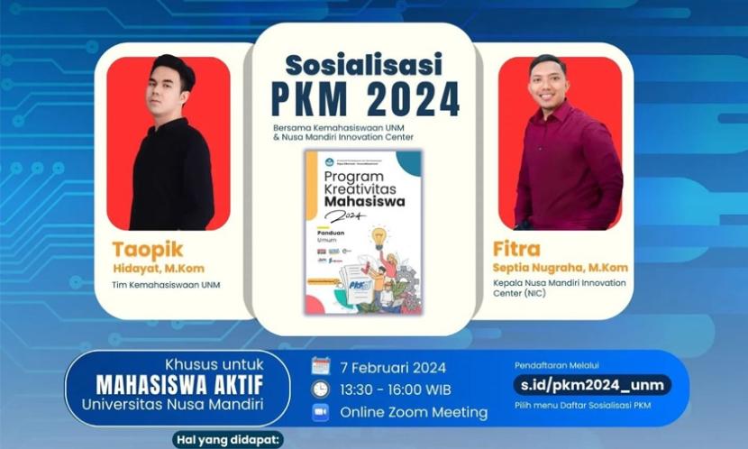 UNM Akan Gelar Sosialisasi PKM 2024, Komitmen Tingkatkan Kreativitas ...