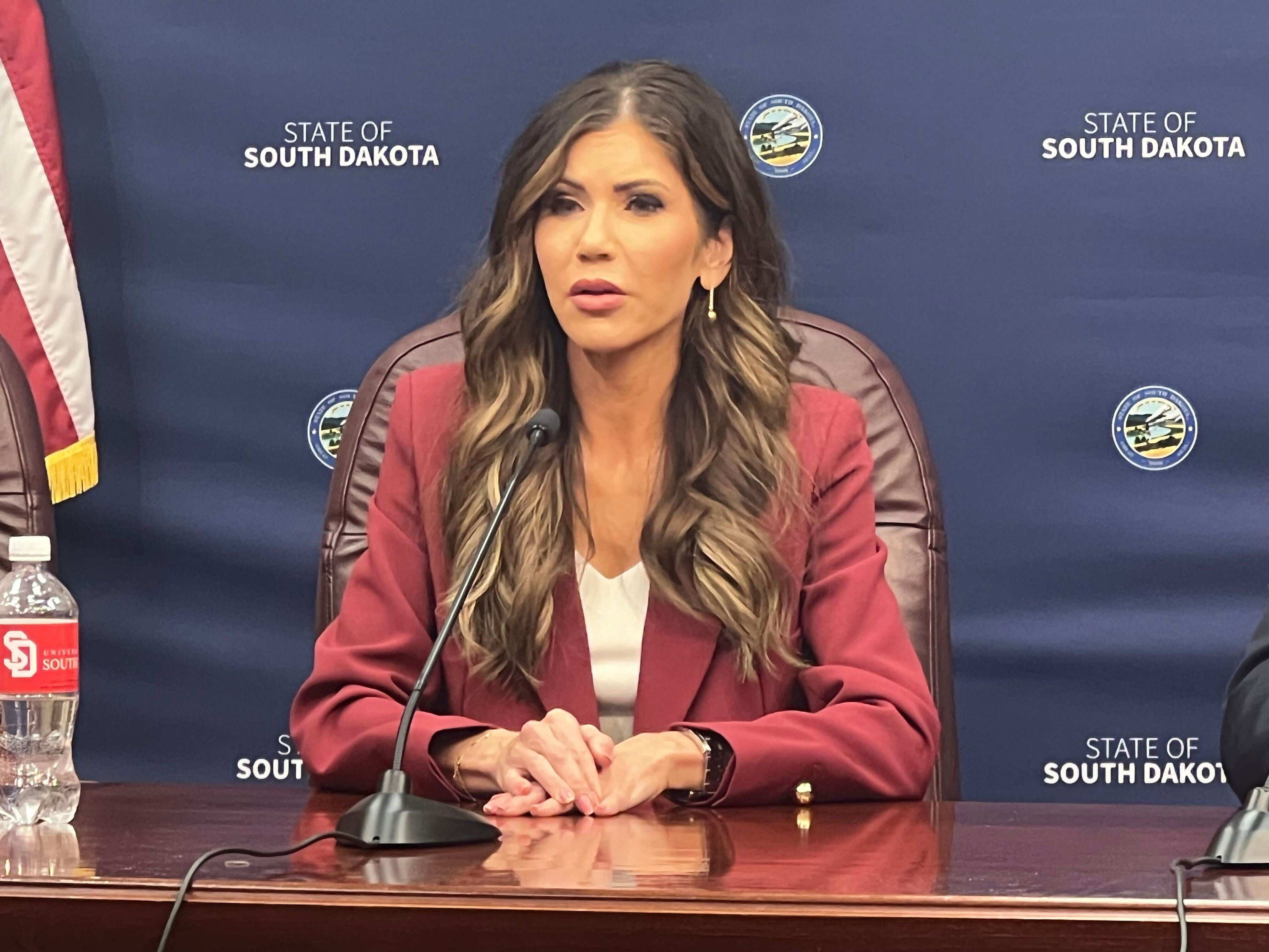 Noem Meets With Trump Following CPAC Appearance