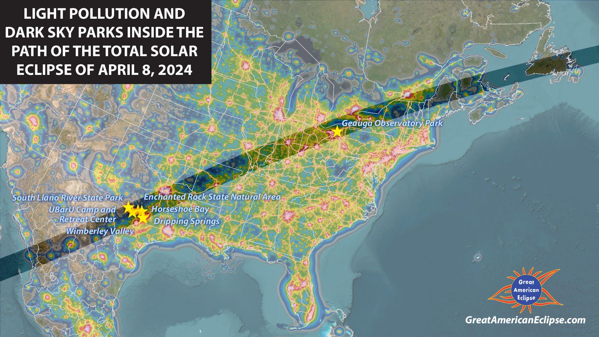 April 8 Total Solar Eclipse The Best Places To Stargaze Near The Path   BB1hPzfU.img