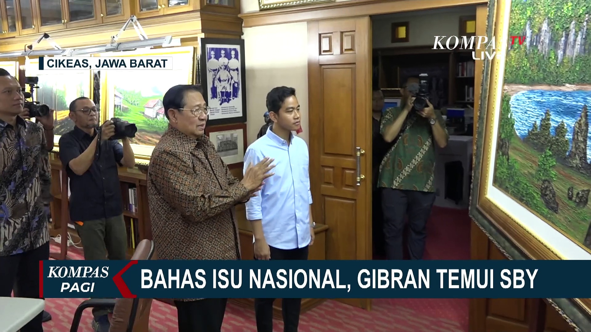 Kata Gibran Saat Apresiasi SBY Yang Mau Turun Gunung Dukung DIrinya