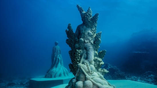 Located in Townsville, within the Great Barrier Reef Marine Park, these installations by Jason deCaires Taylor featuring the Ocean Siren on The Strand and the Coral Greenhouse at John Brewer Reef are the perfect examples of immobile art that’s emotionally moving.