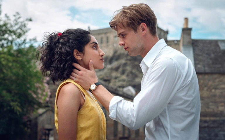 It must be love: Ambika Mod and Leo Woodall as Emma and Dexter in Netflix's One Day - Netflix