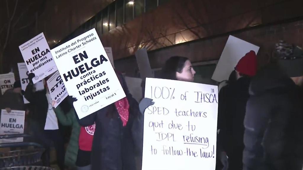 CTU Teachers At Chicago's Instituto Schools On Strike Tuesday