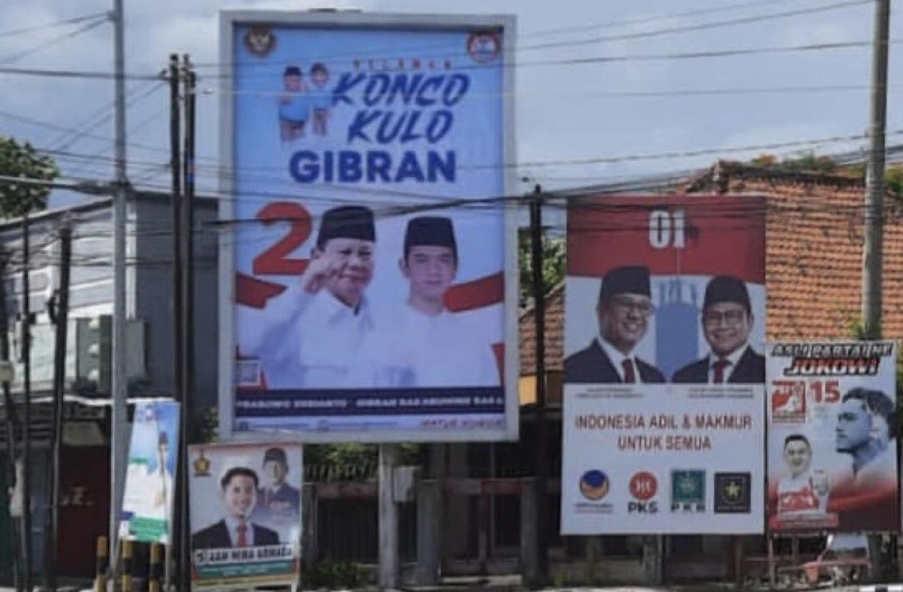 Sukarelawan Paslon 02 Makin Getol Kampanye Menjelang Pilpres